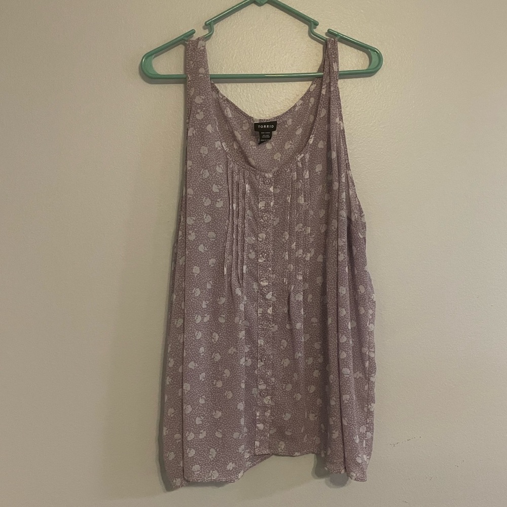 Torrid 4X light purple tank